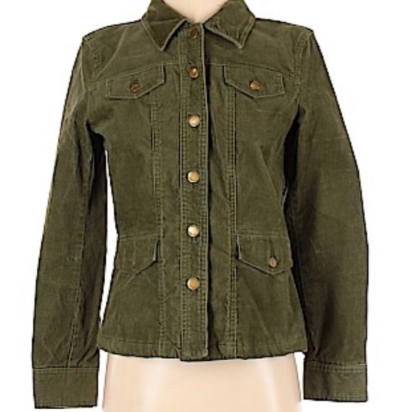 Jones New York Jackets & Blazers - Jones New York Army Green cord Jacket